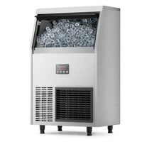 Coolake IM90SX 100lbs/24H Air Cooled Under Counter Ice Maker with 33lbs Ice Storage